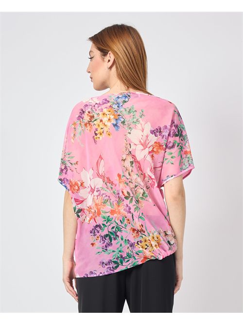 T-shirt femme motif floral Corte dei Gonzaga CORTE DEI GONZAGA | CCI480GE